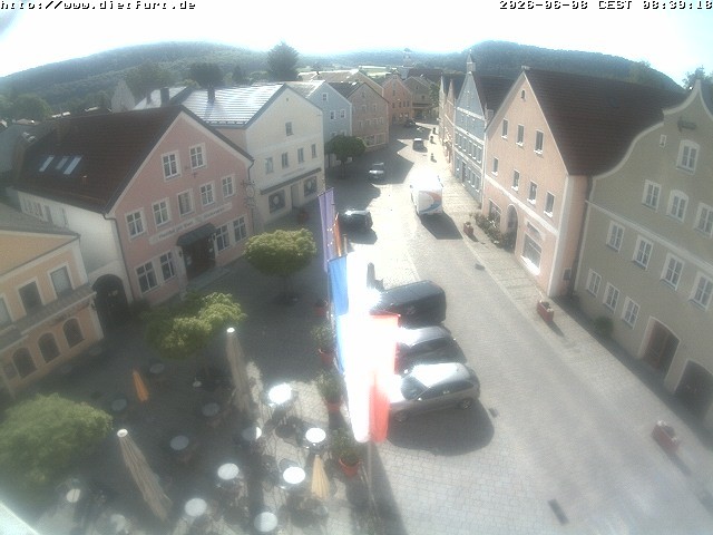 Archiv Foto Webcam Ostansicht Rathaus Dietfurt