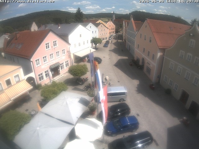Archiv Foto Webcam Ostansicht Rathaus Dietfurt
