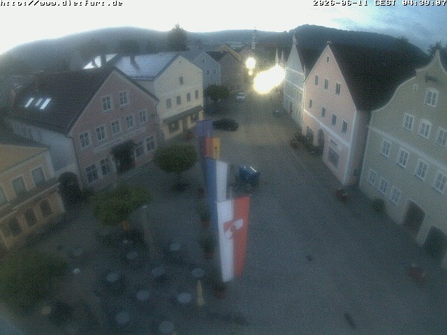 Archiv Foto Webcam Ostansicht Rathaus Dietfurt