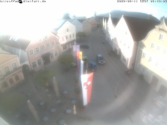Archiv Foto Webcam Ostansicht Rathaus Dietfurt