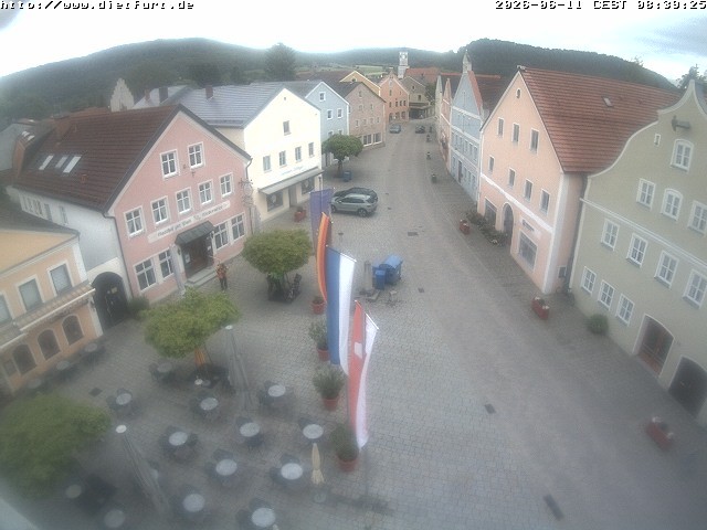 Archiv Foto Webcam Ostansicht Rathaus Dietfurt