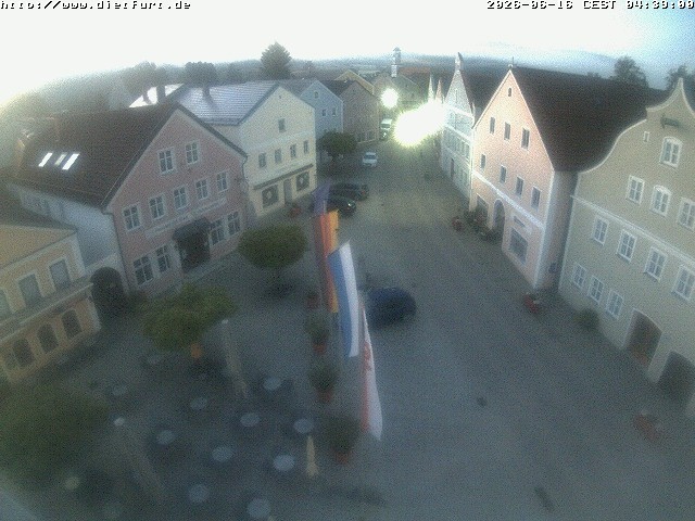 Archiv Foto Webcam Ostansicht Rathaus Dietfurt