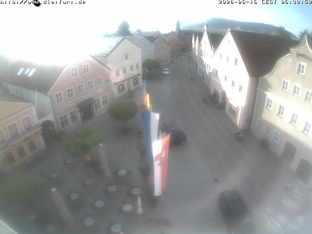 Archiv Foto Webcam Ostansicht Rathaus Dietfurt