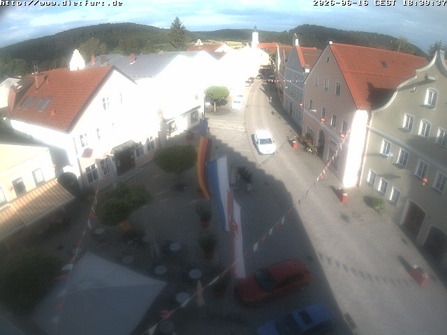 Archived image Webcam View on Dietfurt guildhall