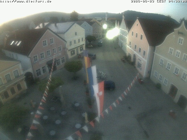 Archiv Foto Webcam Ostansicht Rathaus Dietfurt