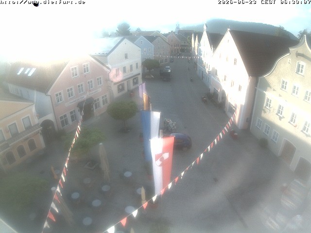 Archiv Foto Webcam Ostansicht Rathaus Dietfurt