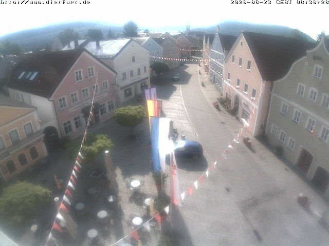 Archiv Foto Webcam Ostansicht Rathaus Dietfurt