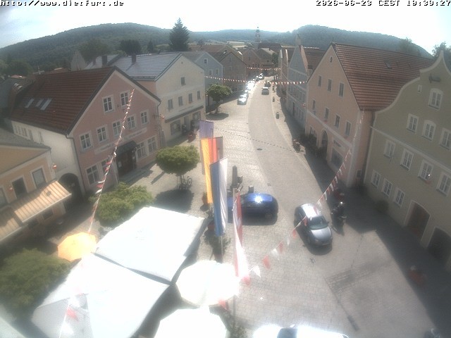Archiv Foto Webcam Ostansicht Rathaus Dietfurt
