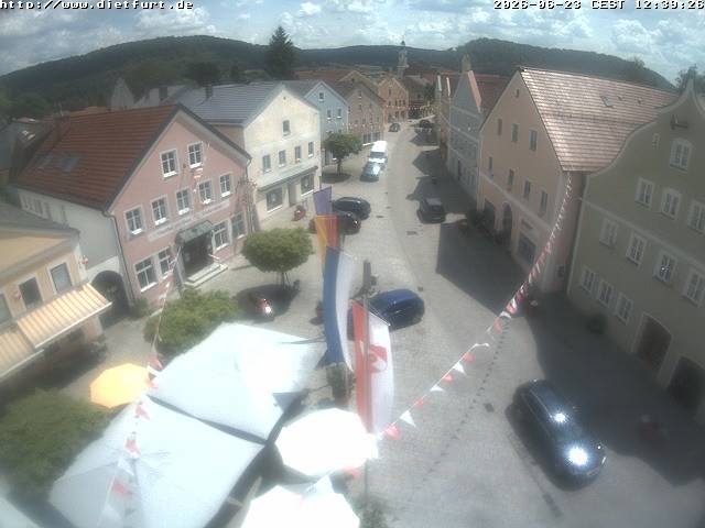 Archiv Foto Webcam Ostansicht Rathaus Dietfurt