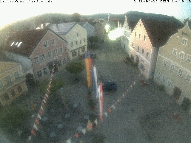 Archiv Foto Webcam Ostansicht Rathaus Dietfurt