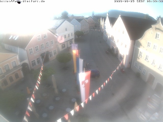Archiv Foto Webcam Ostansicht Rathaus Dietfurt