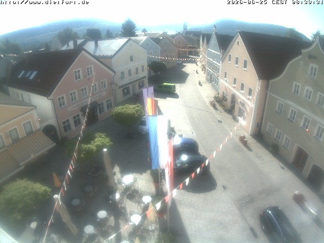 Archiv Foto Webcam Ostansicht Rathaus Dietfurt