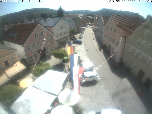 Archiv Foto Webcam Ostansicht Rathaus Dietfurt