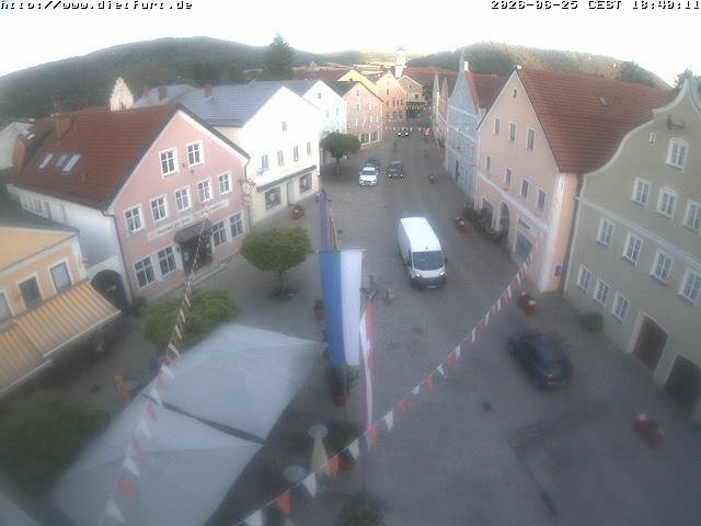Archiv Foto Webcam Ostansicht Rathaus Dietfurt