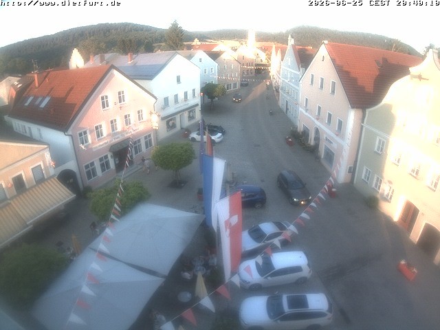 Archiv Foto Webcam Ostansicht Rathaus Dietfurt