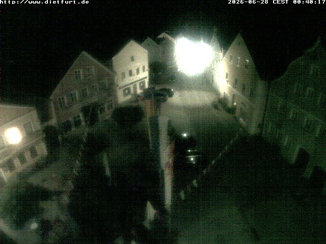 Archiv Foto Webcam Ostansicht Rathaus Dietfurt