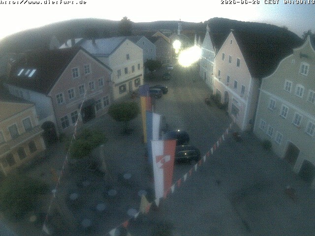 Archiv Foto Webcam Ostansicht Rathaus Dietfurt