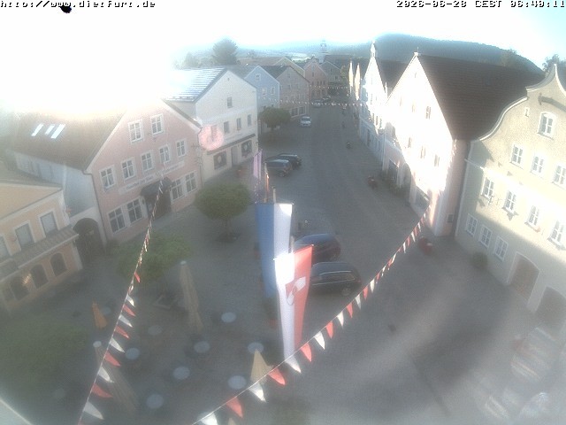 Archiv Foto Webcam Ostansicht Rathaus Dietfurt