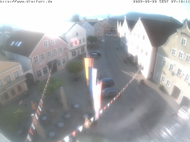 Archiv Foto Webcam Ostansicht Rathaus Dietfurt