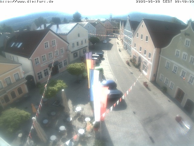 Archiv Foto Webcam Ostansicht Rathaus Dietfurt