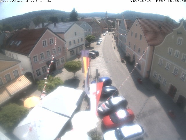 Archiv Foto Webcam Ostansicht Rathaus Dietfurt
