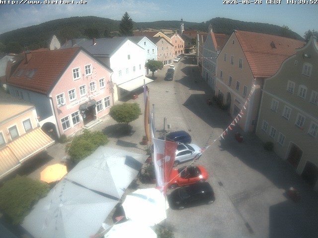 Archiv Foto Webcam Ostansicht Rathaus Dietfurt
