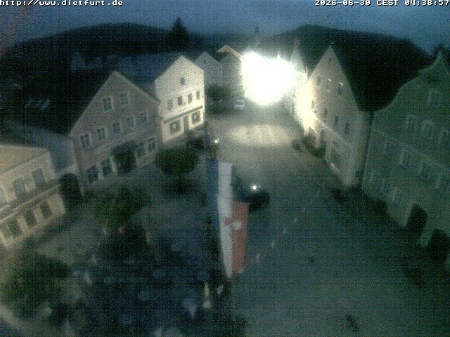 Archiv Foto Webcam Ostansicht Rathaus Dietfurt