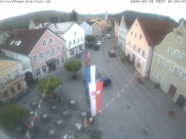Archiv Foto Webcam Ostansicht Rathaus Dietfurt