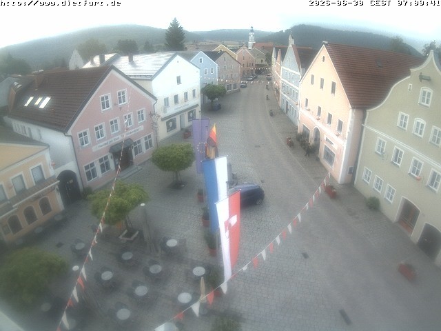 Archiv Foto Webcam Ostansicht Rathaus Dietfurt