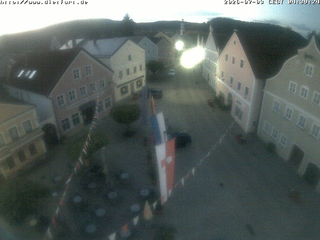 Archiv Foto Webcam Ostansicht Rathaus Dietfurt