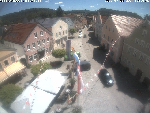 Archiv Foto Webcam Ostansicht Rathaus Dietfurt