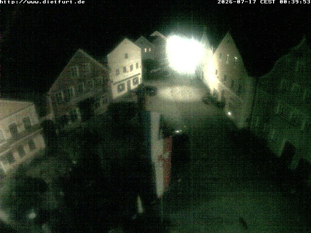 Archiv Foto Webcam Ostansicht Rathaus Dietfurt