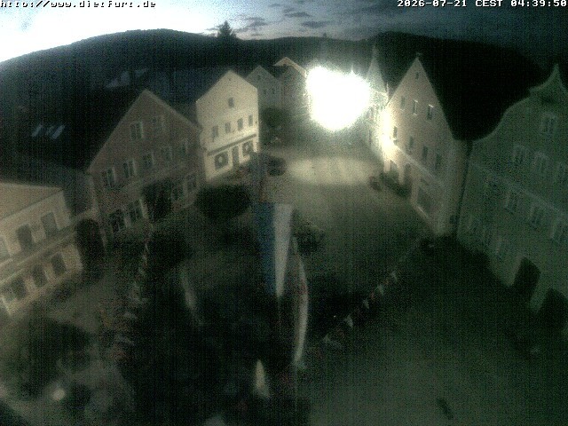 Archiv Foto Webcam Ostansicht Rathaus Dietfurt