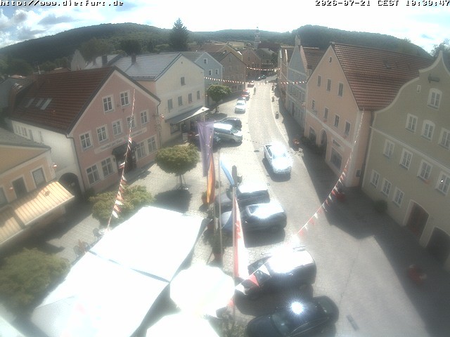 Archiv Foto Webcam Ostansicht Rathaus Dietfurt