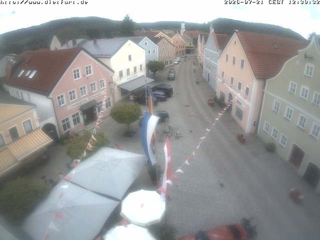 Archiv Foto Webcam Ostansicht Rathaus Dietfurt