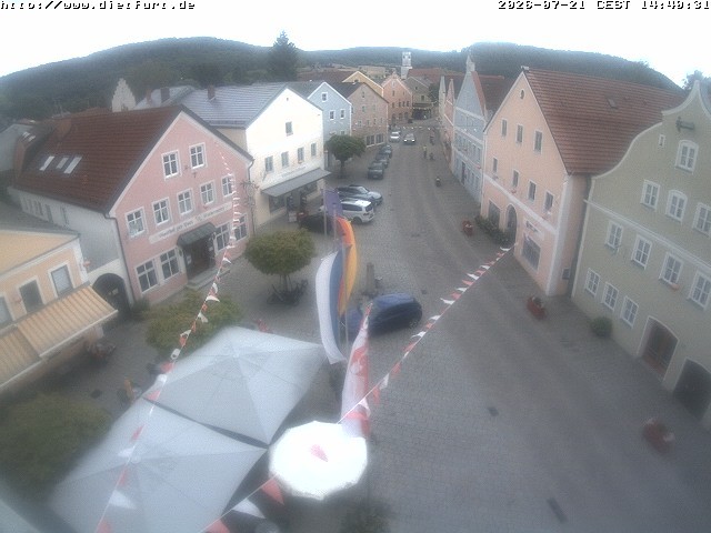 Archiv Foto Webcam Ostansicht Rathaus Dietfurt