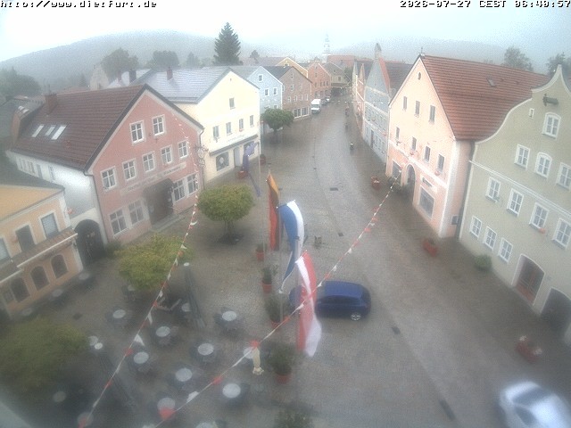Archiv Foto Webcam Ostansicht Rathaus Dietfurt