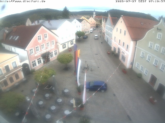 Archiv Foto Webcam Ostansicht Rathaus Dietfurt