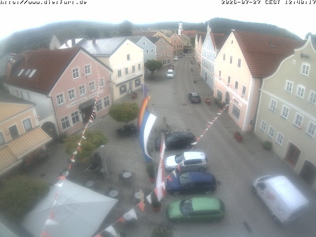 Archiv Foto Webcam Ostansicht Rathaus Dietfurt