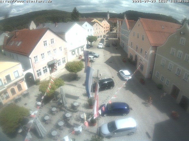Archiv Foto Webcam Ostansicht Rathaus Dietfurt