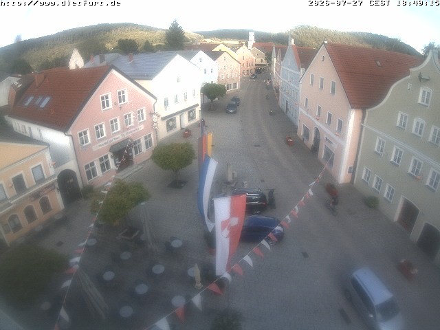 Archiv Foto Webcam Ostansicht Rathaus Dietfurt