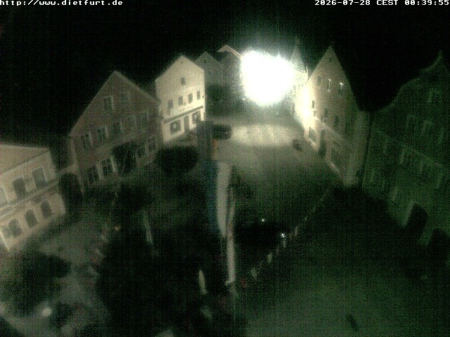 Archived image Webcam View on Dietfurt guildhall