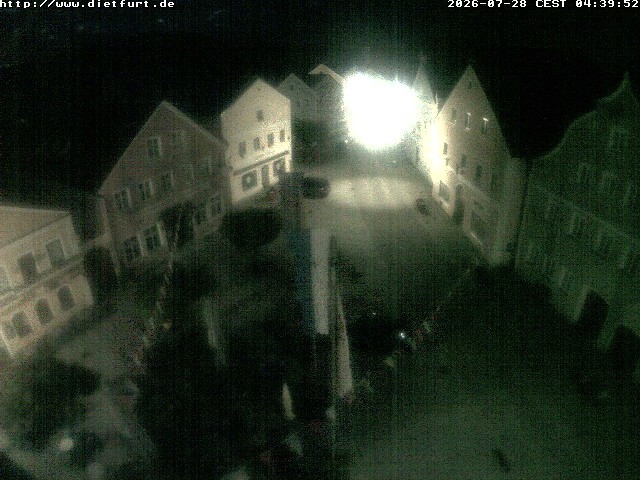 Archived image Webcam View on Dietfurt guildhall