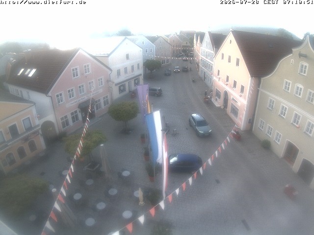 Archived image Webcam View on Dietfurt guildhall