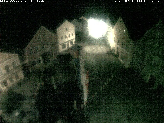 Archiv Foto Webcam Ostansicht Rathaus Dietfurt
