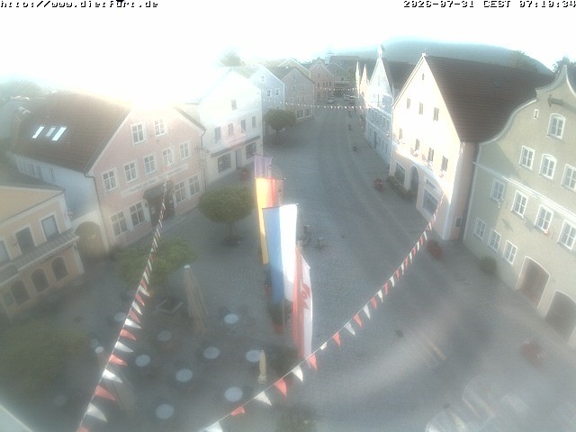 Archiv Foto Webcam Ostansicht Rathaus Dietfurt