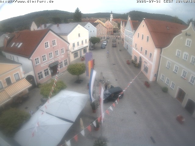 Archiv Foto Webcam Ostansicht Rathaus Dietfurt