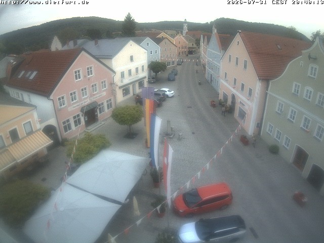 Archiv Foto Webcam Ostansicht Rathaus Dietfurt