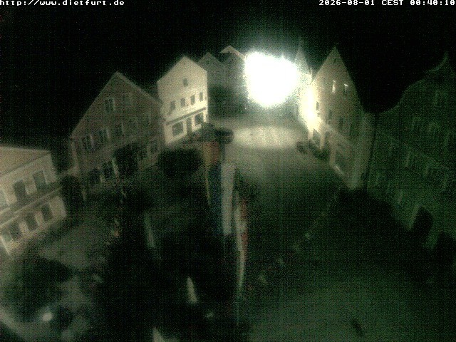 Archiv Foto Webcam Ostansicht Rathaus Dietfurt