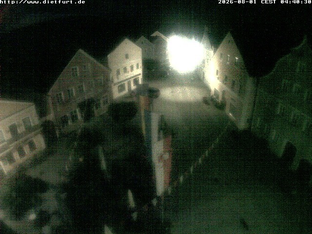 Archiv Foto Webcam Ostansicht Rathaus Dietfurt